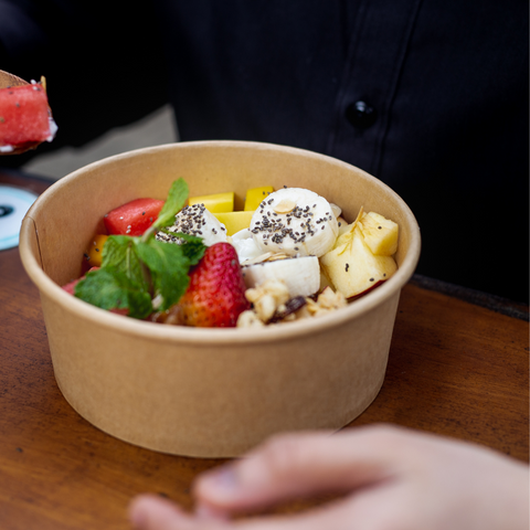 Kraft Paper Round Bowl 32oz.