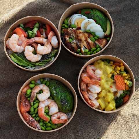 Kraft Paper Round Bowl 40oz.