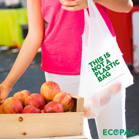 Compostable T-Shirt Shopping Bag S-5